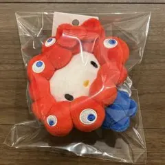 新品未使用】万博ミャクミャクキティ ぬいぐるみ カラビナ付き - メルカリ