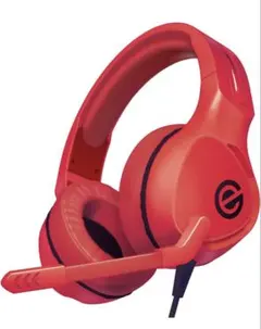 エレコム ゲーミングヘッドセット 有線 3.5mm マイク付き HS-G01RD