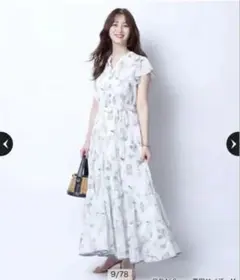 (新品未使用)JUSGLITTY♡アイビープリントワンピース