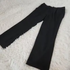 COMMECAISM コムサイズム スラックス パンツ フォーマル ブラック L
