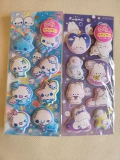 も〜っともっちりシール　ぷくぷくあわわちゃん　ふあみい　2点セット