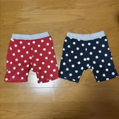 HOT BISCUITS ホットビスケッツ ミキハウス ドット柄 ハーフパンツ