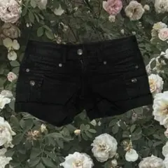 デニムショーツ 00s 平成 グランジ ダークコア ダークコケット