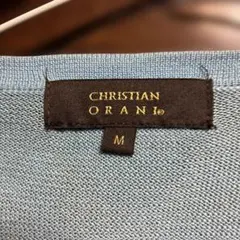 CHRISTIAN ORANI ニットベスト ライトブルー ☆メンズMくらいです
