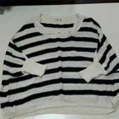 アース　ミュージック&エコロジー　ボーダー　ドルマンニット