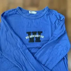 値下げします！WASK ブルー 長袖Tシャツ