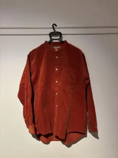 アーバンリサーチ　URBAN RESEARCH コーデュロイシャツ オレンジ