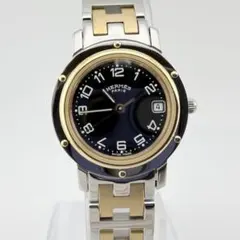 希少 美品 エルメス クリッパー CL4.220 コンビ レディース 腕時計のサムネイル