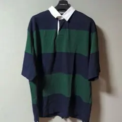 オーバーサイズ　ラガーシャツ