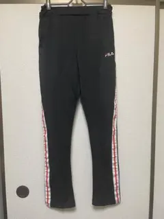 FILA ジャージ パンツ ブラック サイドライン