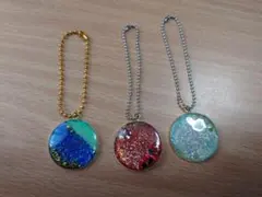 レジンチャーム ハンドメイド 3点セット