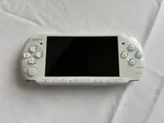 【動作確認済み】psp3000 本体 ホワイト　モンハンカセット付き3