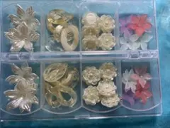 プラスチック製花型パーツセットNo.4