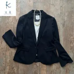 組曲 テーラードジャケット セレモニー ビジネス ダークネイビー ウール