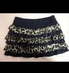 ヒョウ柄フレアスカート 姫ギャル 平成 y2k ギャル 平成女児