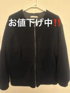 SHOO-la-RUE 黒 フリースジャケット