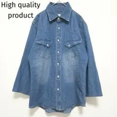 High quality product デニムシャツ ウエスタン M 長袖