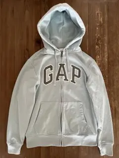美品 old GAP y2k 00s 平成ギャル ジップアップパーカー ロゴ刺繍