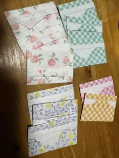 折り紙 ぽち袋セット 多様なデザイン 11枚