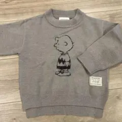 [美品]PEANUTS チャーリー・ブラウン ニット セーター