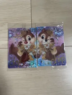 ディズニー　ウエハース2 チデセット