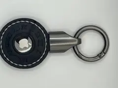 【ハンドメイド】ブッテーロレザー使用 懐中時計風 AirTagケース