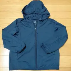 ユニクロ 薄手パーカー キッズ110㎝ ネイビー