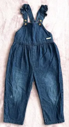futa futa デニムオーバーオール100