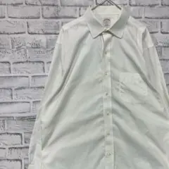 ブルックスブラザーズ長袖シャツ！ホワイトL 0319