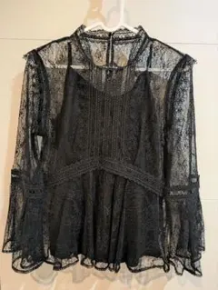 【新品未使用】RUIRUE BOUTIQUE　レース フレアスリーブ シャツ