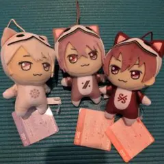 アイドリッシュセブン×太鼓の達人 きらどるぬいぐるみ　御堂虎於　棗巳波狗丸トウマ