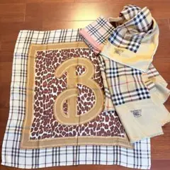 極美品/4点】Burberrys ノバチェック シルク スカーフ ストール - メルカリ