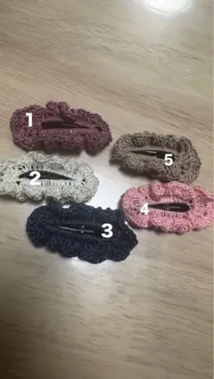 ヘアピンセット 多色 5個