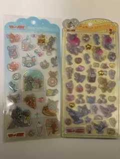 明日までの限定‼️トム＆ジェリーうるちゅるポップシール2点