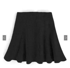 GRL インパン裏地付きツイードフレアミニスカート[dk1061]