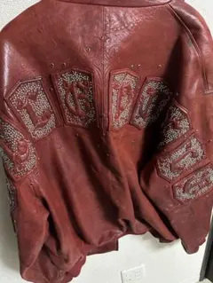 pellepelle レザージャケット スタッズロゴのサムネイル