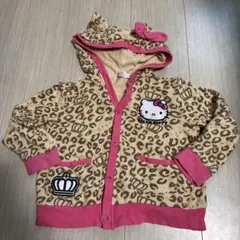 BABY DOLLハローキティ ヒョウ柄パーカー　110cm