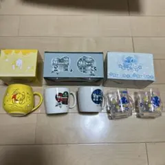 （非売品）プーさん・ミッキー・ミニー ステッチ　マグカップセット