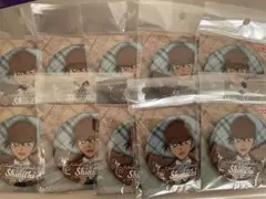 《コナンプラザ限定》名探偵コナン 工藤新一 ホームズメタリック 缶バッジ 10個