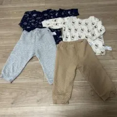 UNIQLO キルトパジャマ 90cm 2セット