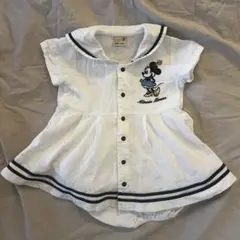 お値下げ)petitmain ミニーセーラー襟ワンピース(ブルマつき)