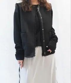 ディニテコリエ ツイードベスト dignite collier