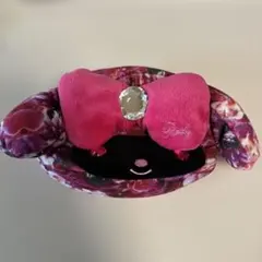 マイメロディ　花柄リボン付きポーチ