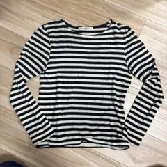 GREEN LABEL RELAXING 長袖ストライプTシャツ