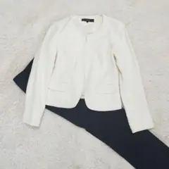 Reflect ジャケット 11号×ブラックパンツ LL スーツ 入学式