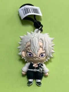 海外正規品　鬼滅の刃　バッグクリップ　フィギュア　キーホルダー　不死川実弥