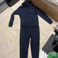 ポロラルフローレン ダブルニット スウェット セットアップ 上下 ネイビー