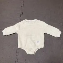 アイボリー ロンパース 長袖