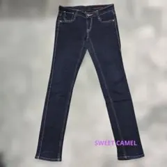 SWEET CAMELスキニーデニム ダークブルーのサムネイル