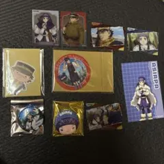 ゴールデンカムイ 杉元佐一 アシㇼパ 缶バッジ ポストカード ステッカー カード